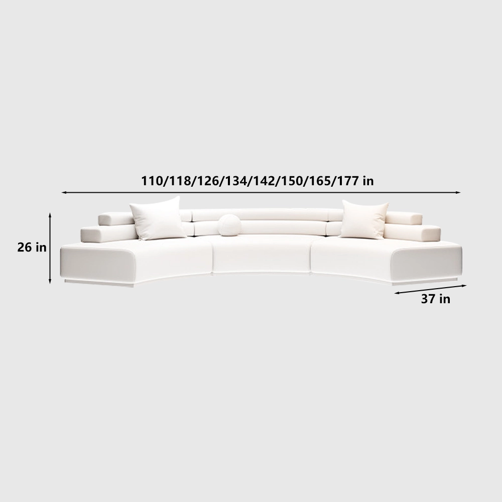 Luxury Modern Style Curved Sofa - image 7