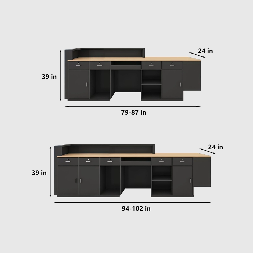 Simple Reception Desk for Company & Hotel - image 8
