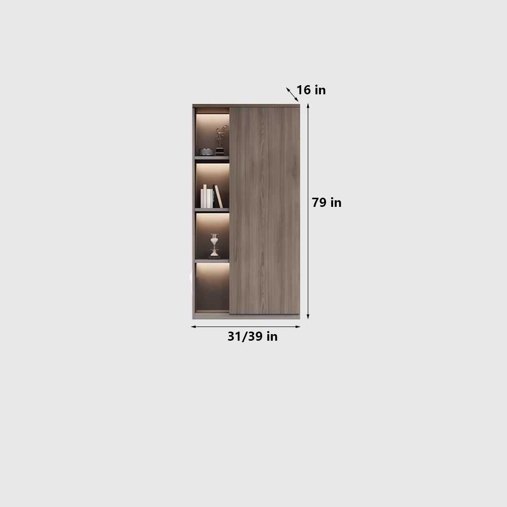 Modern Minimalist Office Display Cabinet for Background - image 7