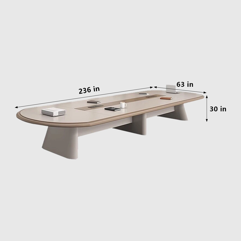 Modern Minimalist Painted Conference Table - image 8