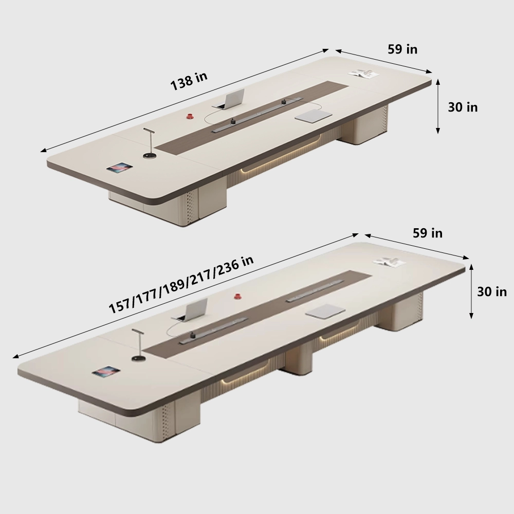 Modern minimalist high-end long table - image 8