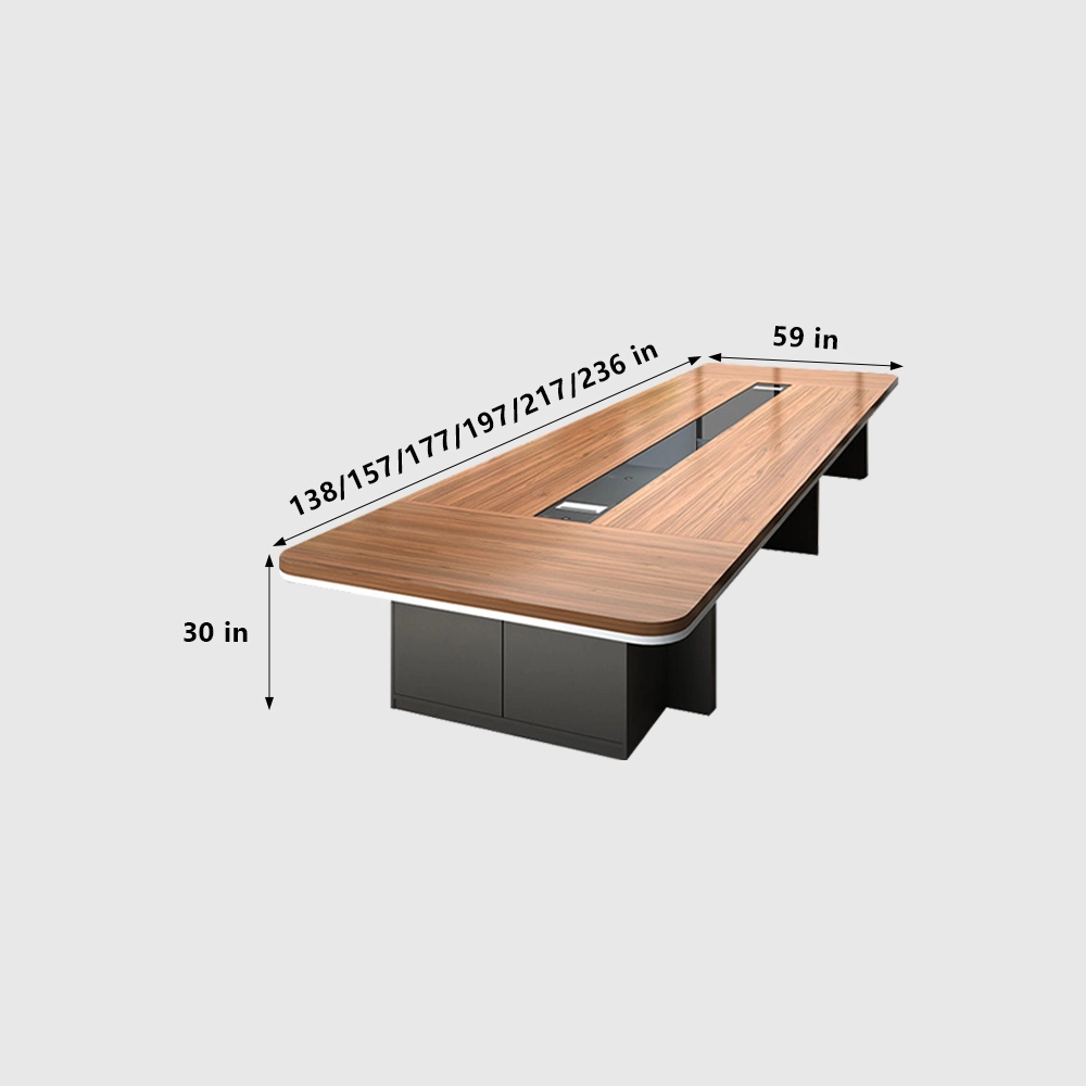 Simple Thick Plate Conference Table - image 8