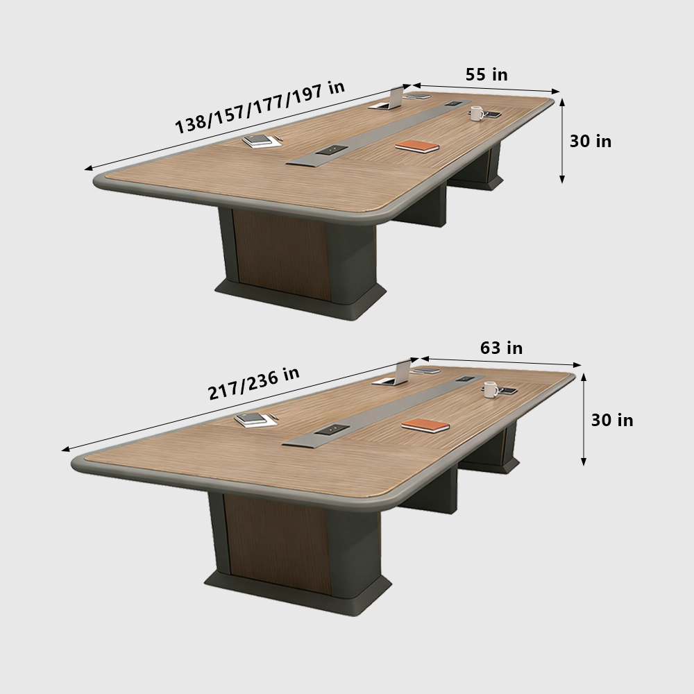 Modern Painted Large Conference Table - image 8