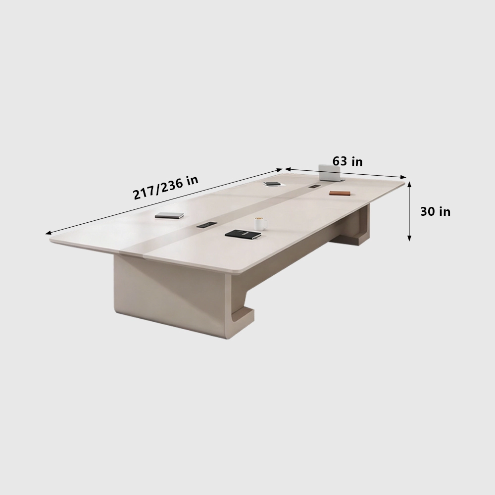 Modern Simple Rectangular Conference Table - image 8