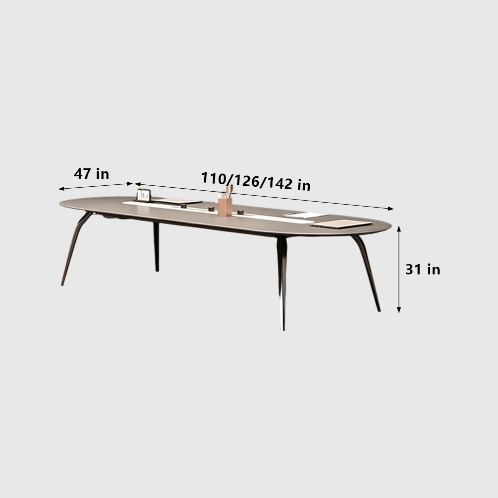 High-end Oval Conference Table - image 8