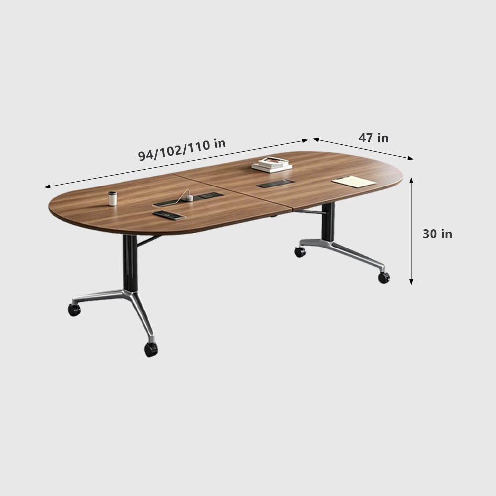 Modern Simple Oval Conference Table - image 8