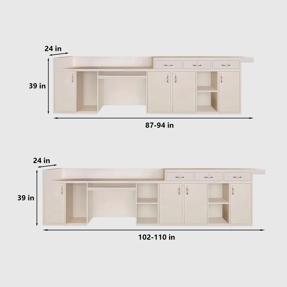 Small Front Desk Reception Counter for Shop Reception Area - image 8