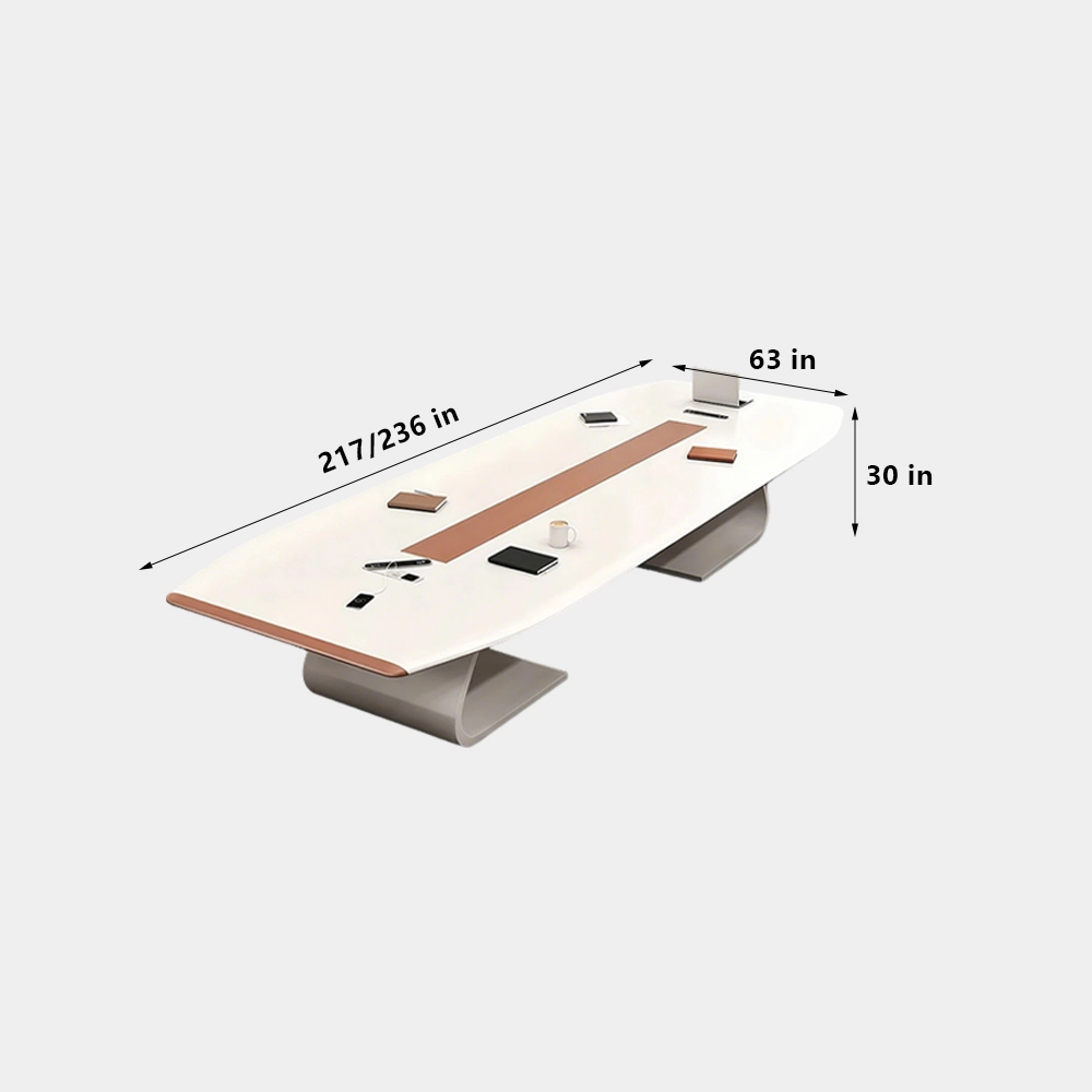 Premium Lacquered Conference Table – Large Long Table - image 8
