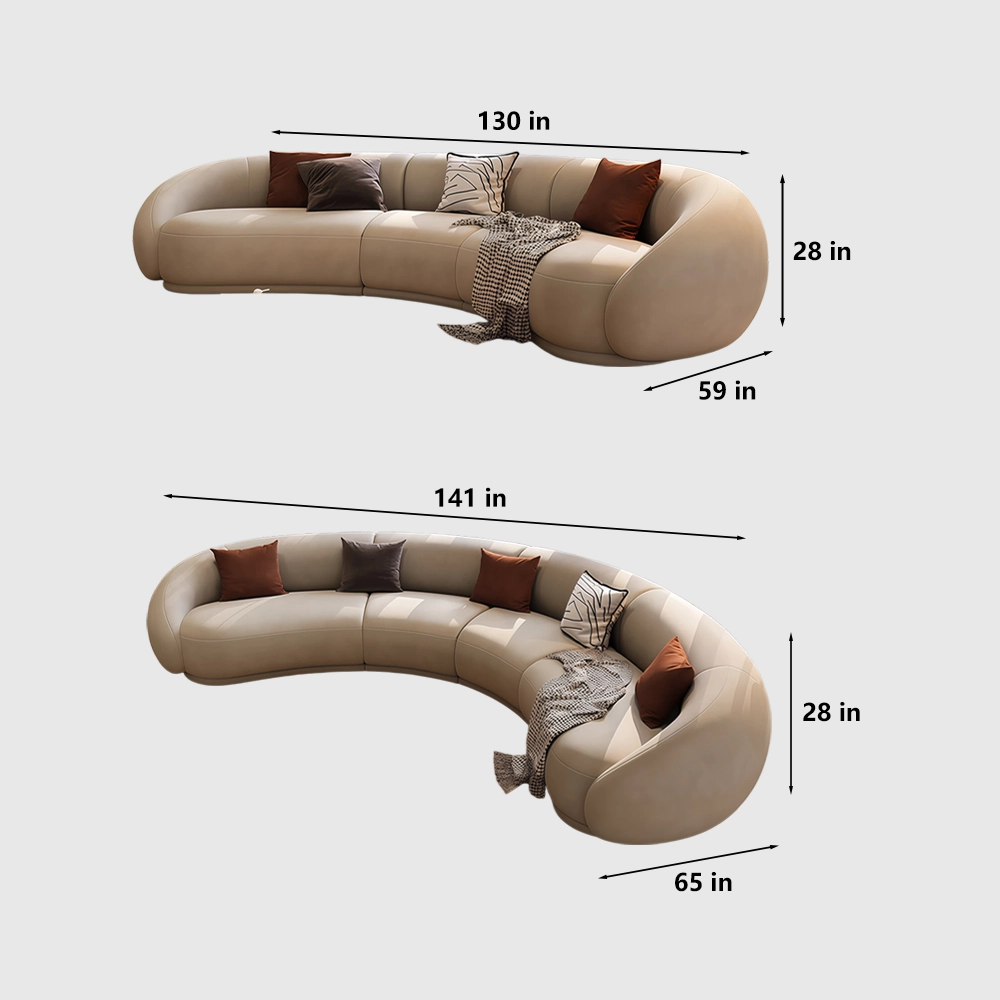 Curved luxury sofa – a creative choice for hotel lobbies - image 9