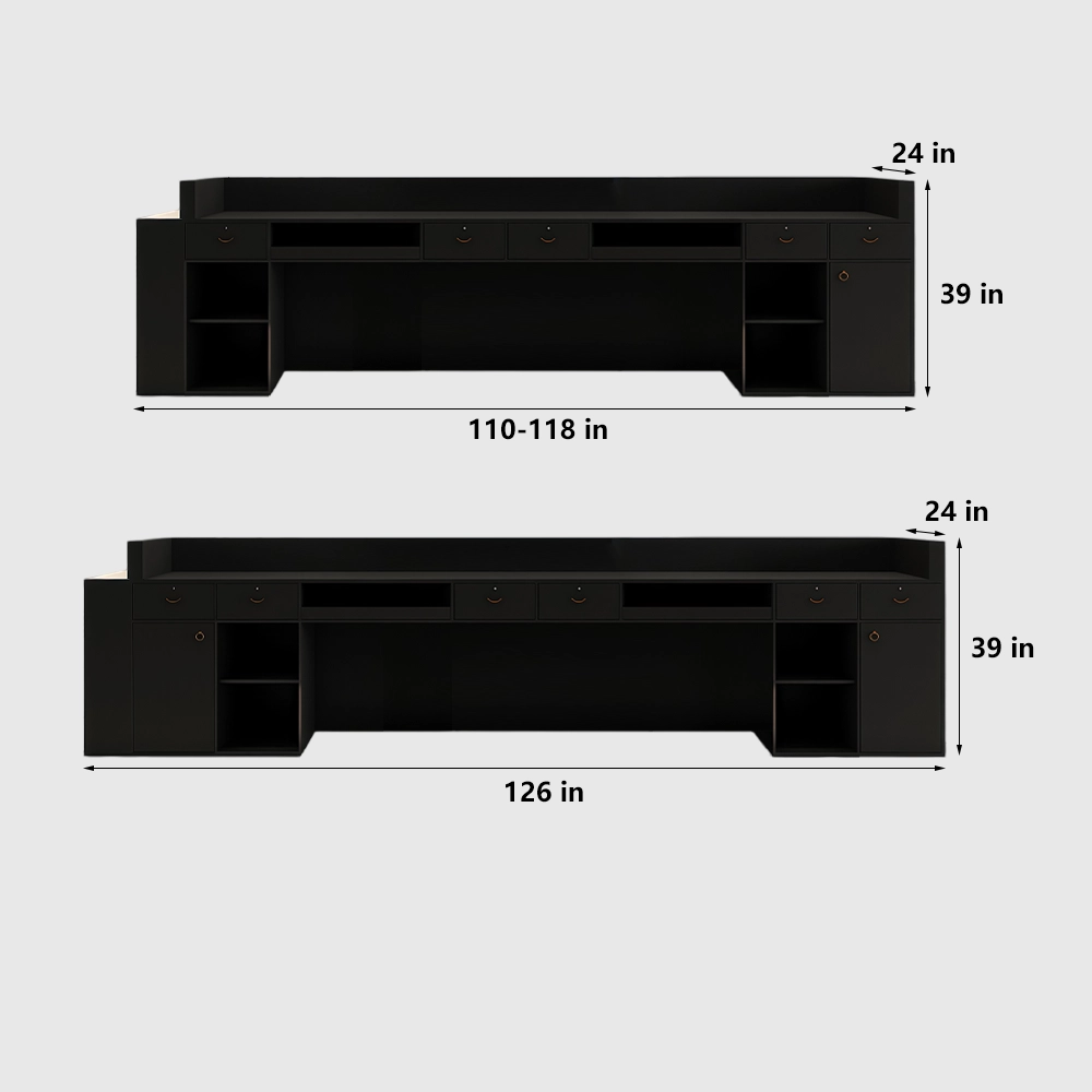 Minimalist Front Desk Counter for Beauty Salon - image 11