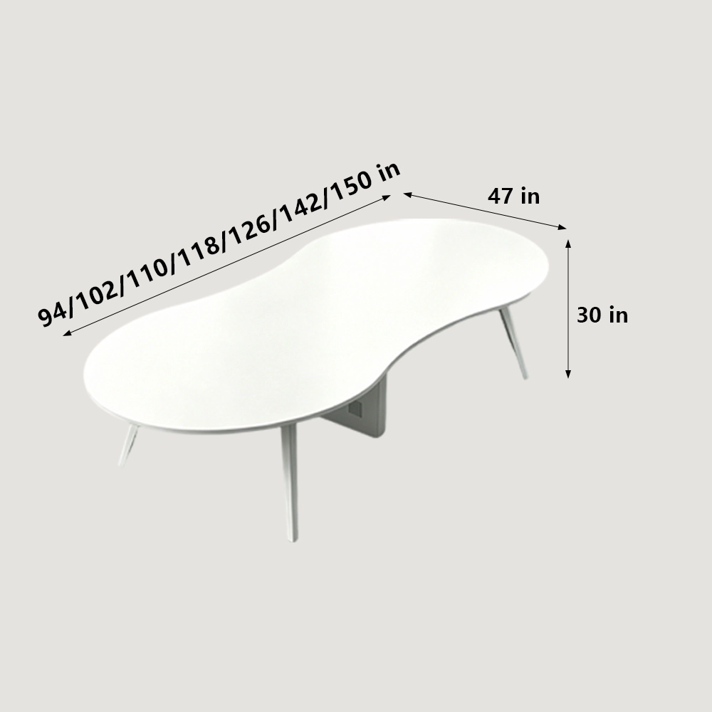 Modern Oval Figure-8 Conference Table - image 9