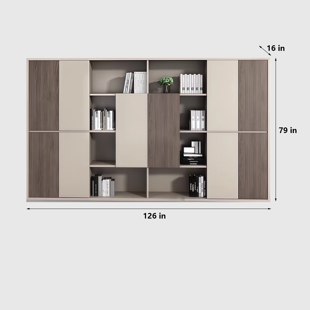 Wooden Office Filing Cabinet – Floor-Standing File Storage - image 13