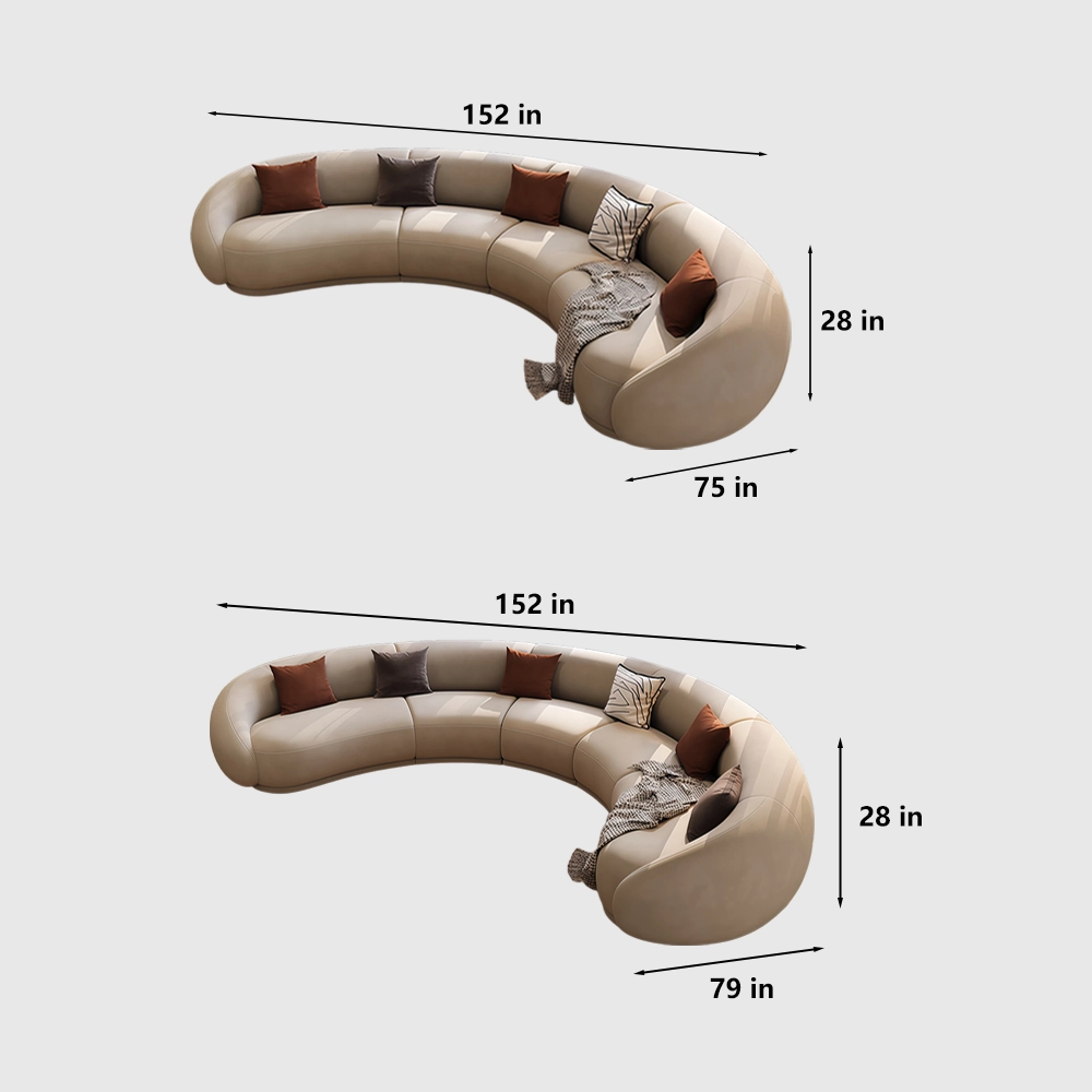 Curved luxury sofa – a creative choice for hotel lobbies - image 10