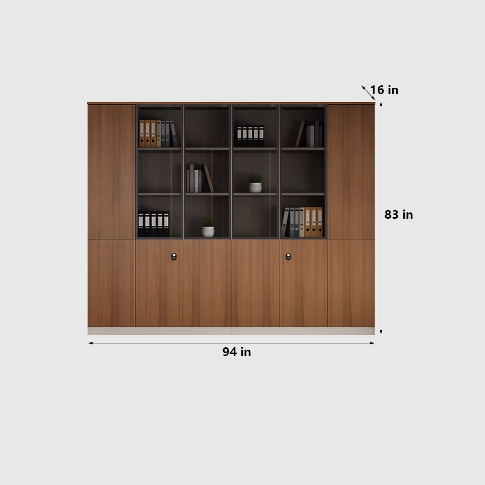 High End Wooden Office Filing Cabinet with Lock - image 10