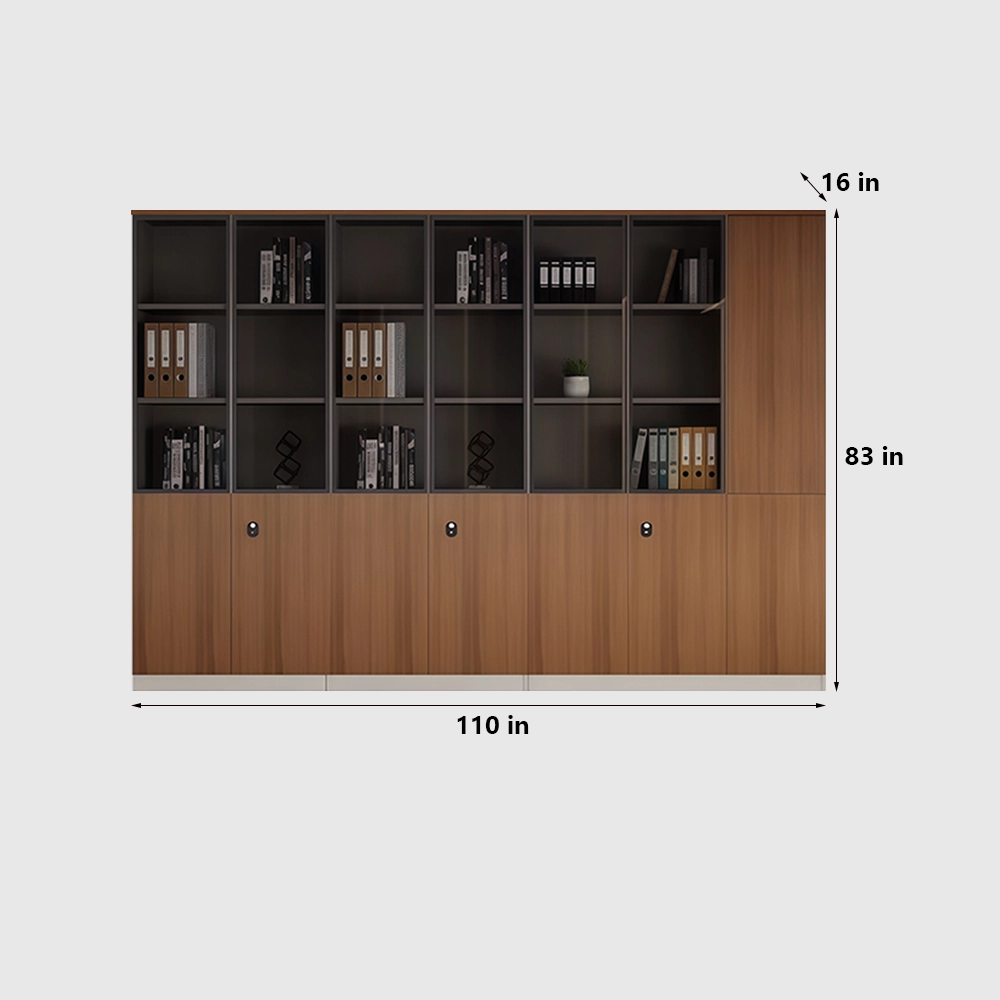 High End Wooden Office Filing Cabinet with Lock - image 11
