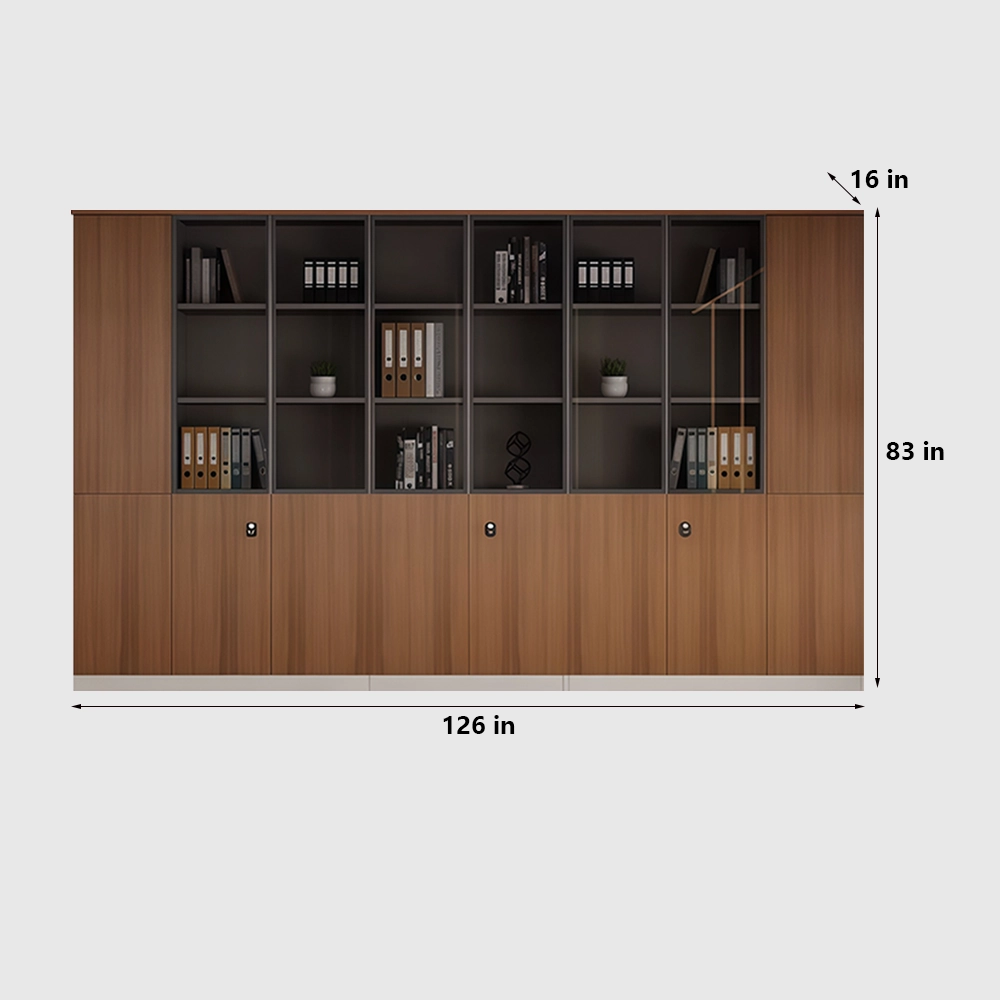 High End Wooden Office Filing Cabinet with Lock - image 12