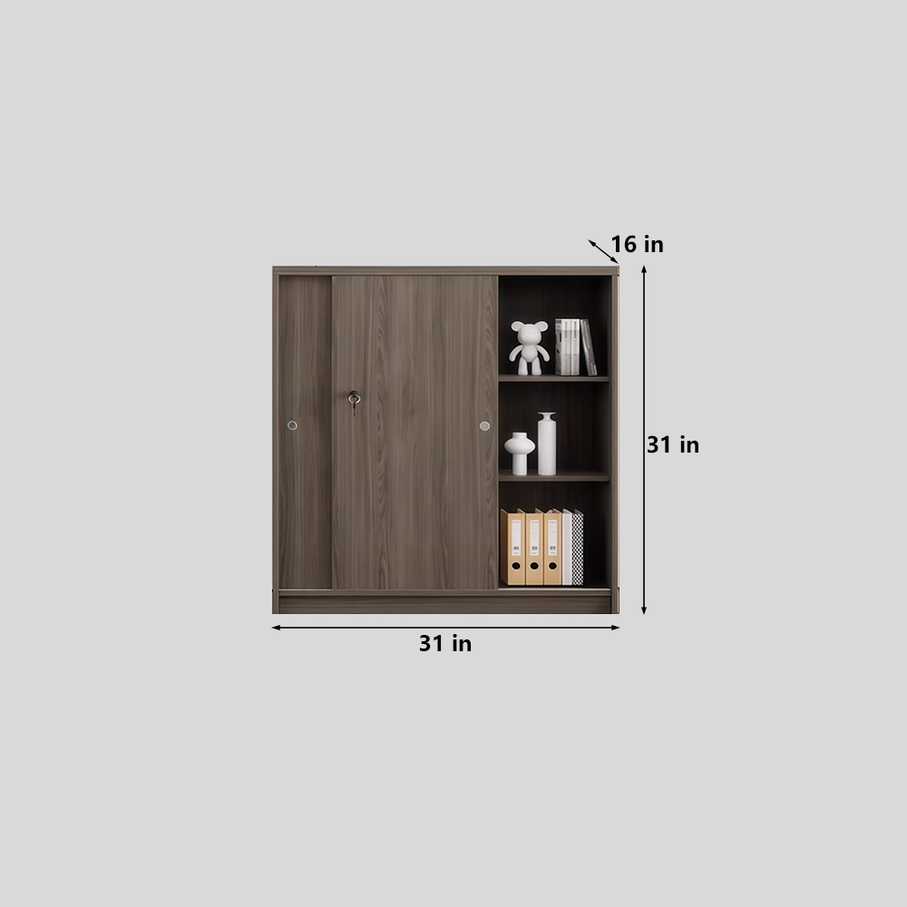 Office Sliding Door High-Low File Cabinet Set - image 7
