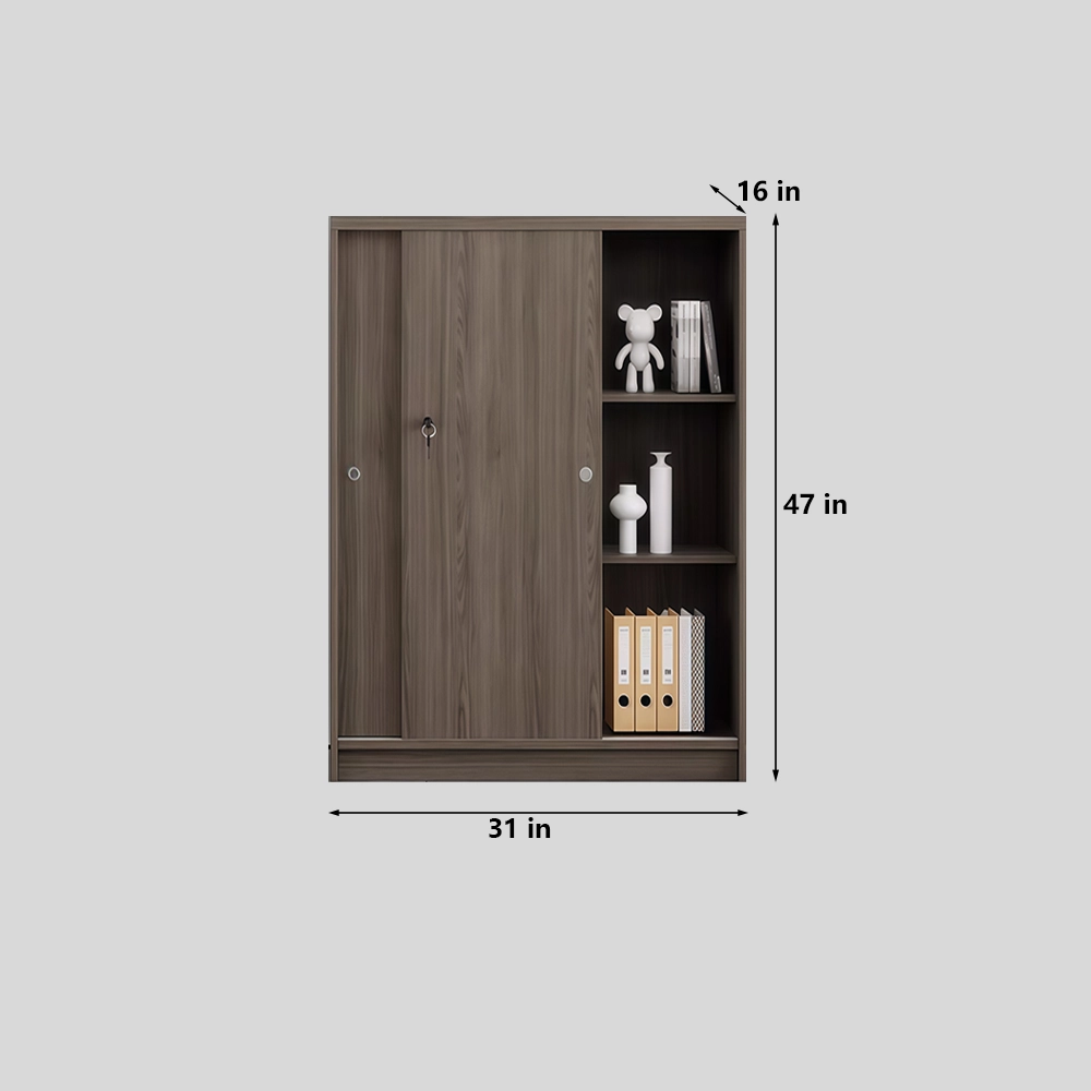 Office Sliding Door High-Low File Cabinet Set - image 8