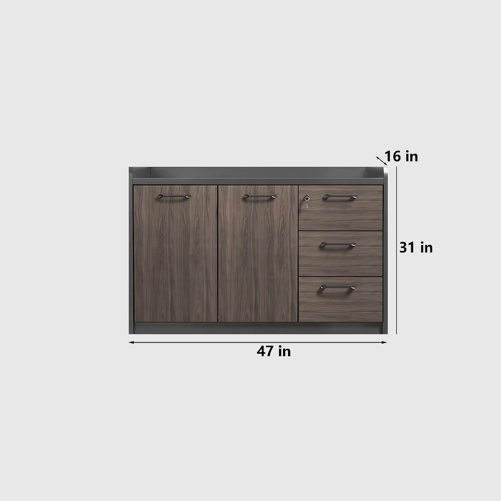 Multi-Purpose Wood Office Cabinet - image 15