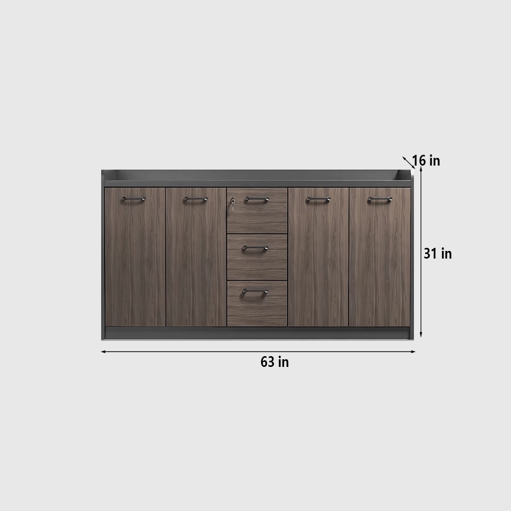 Multi-Purpose Wood Office Cabinet - image 16