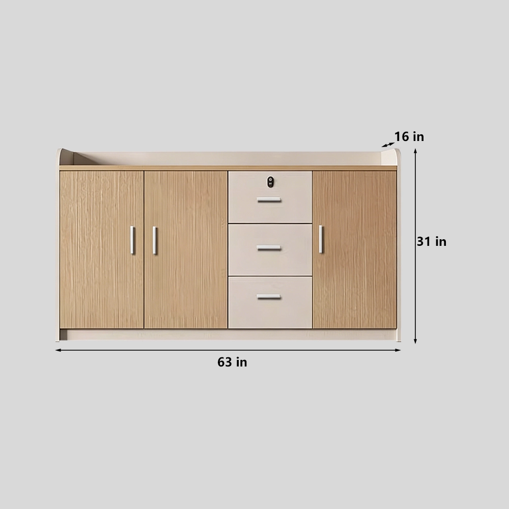 Lockable Office Filing Cabinet Divider Storage for Meeting Room - image 13