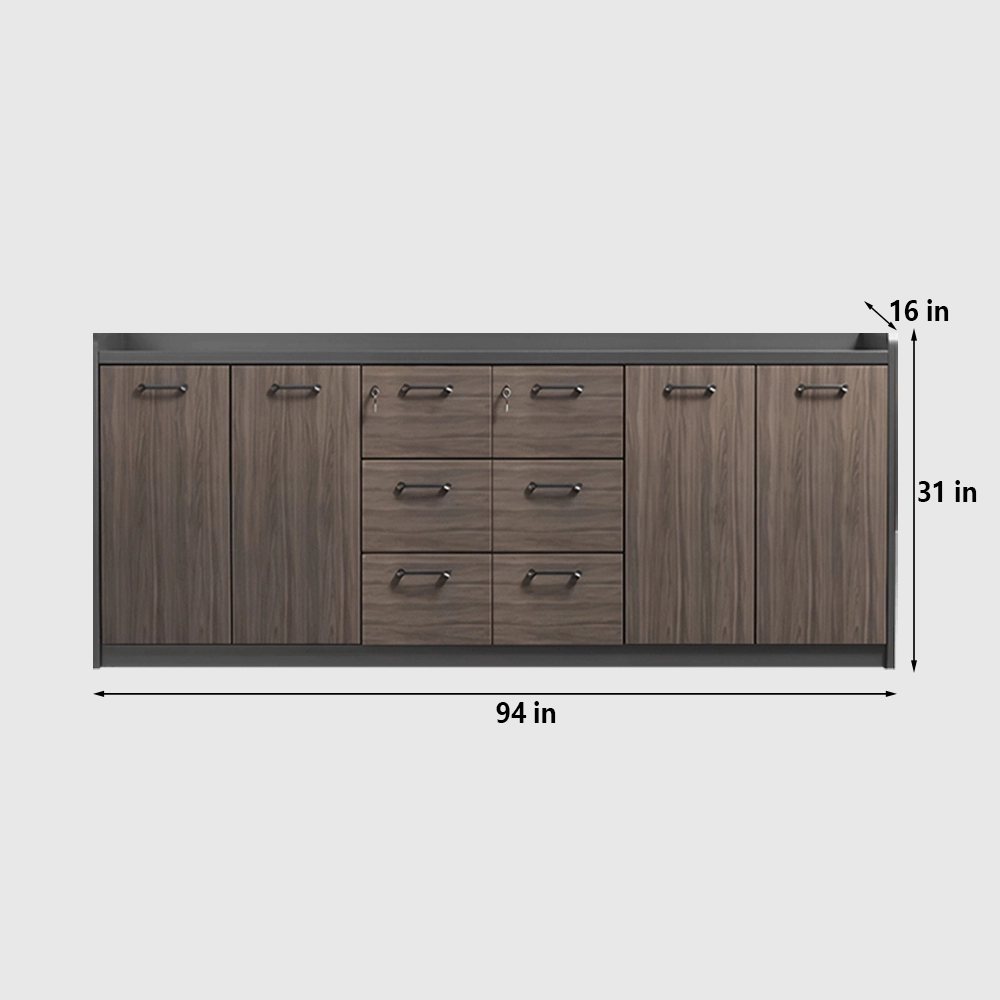 Multi-Purpose Wood Office Cabinet - image 17