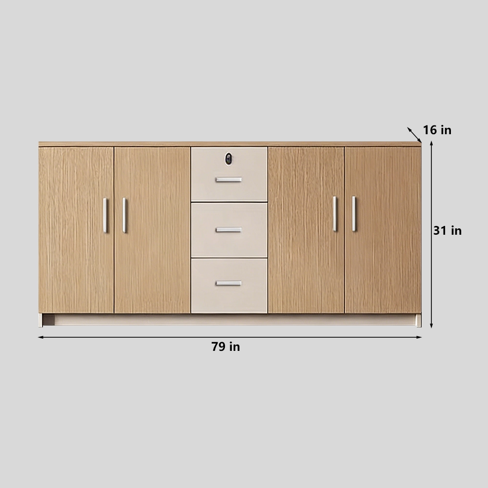 Lockable Office Filing Cabinet Divider Storage for Meeting Room - image 14