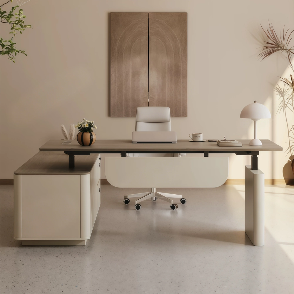 Adjustable Height Simple Executive Desk for Office Furniture - image 3