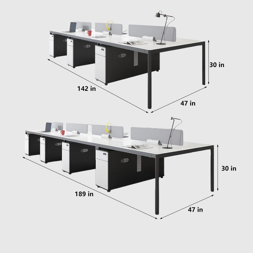 Aluminum Alloy Frame Employee Workstation - image 10