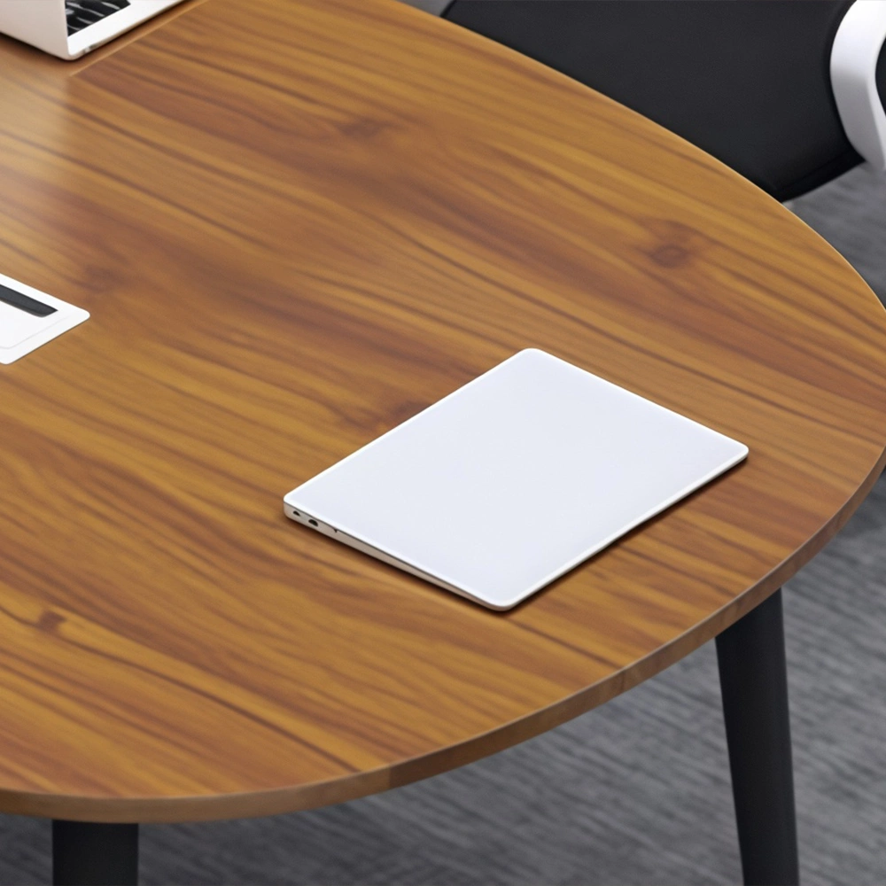 Modern Oval Conference Table – Minimalist Meeting Desk for Office - image 4