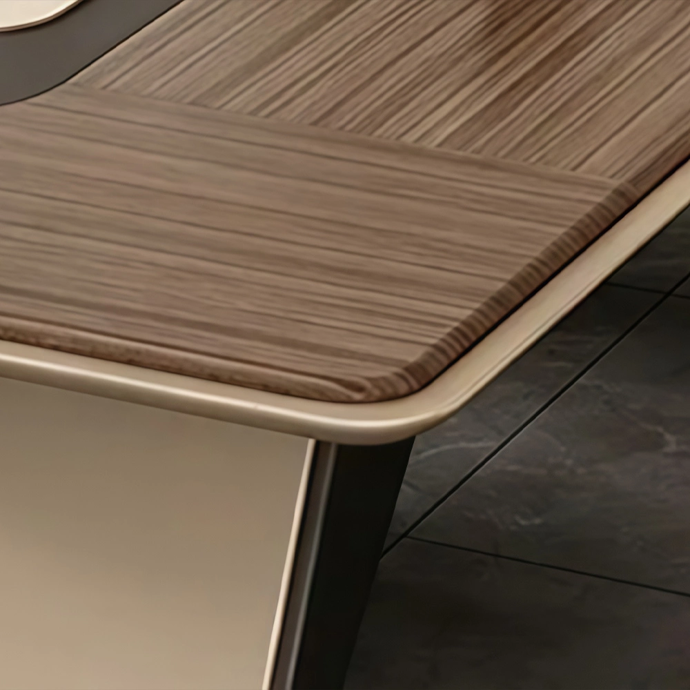 Premium Light Luxury Conference Table – Thick Top, Luxury Meeting Desk - image 4