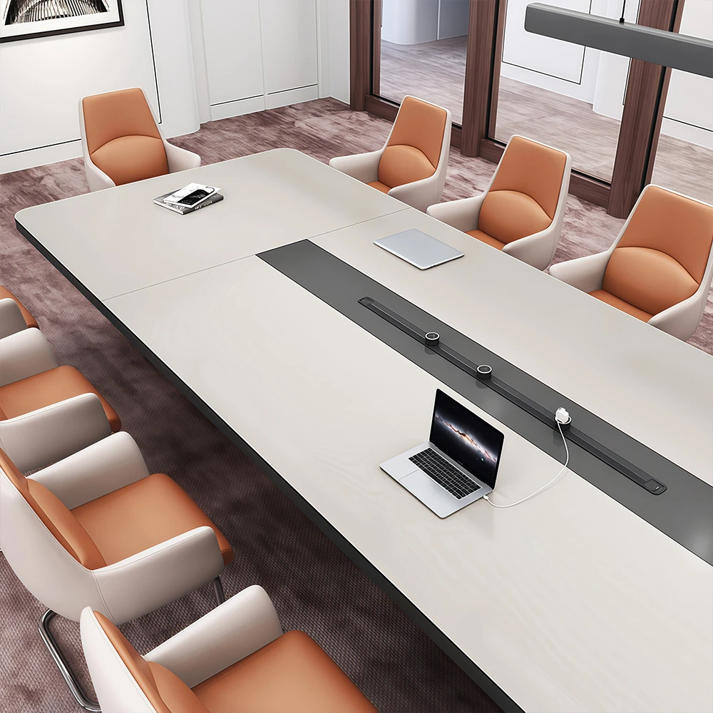 Long Conference Table for Modern Office  Minimalist Design - image 4