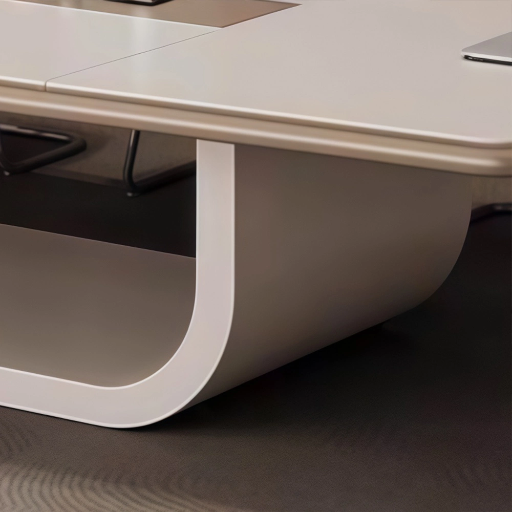 Creative Painted Meeting Table – Minimalist Long Rectangle Desk - image 13