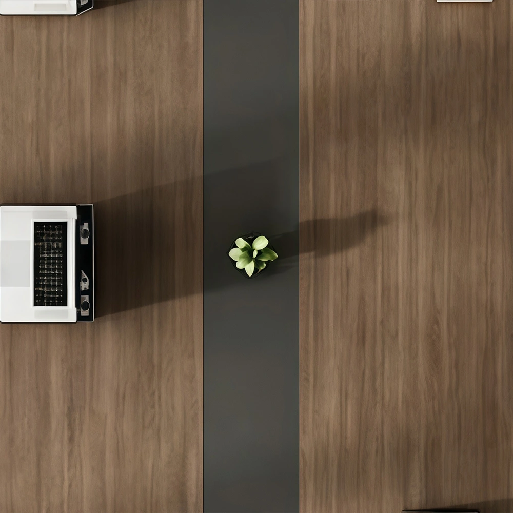 Modern Minimalist Long Conference Table Rectangular Meeting Desk for Office - image 4