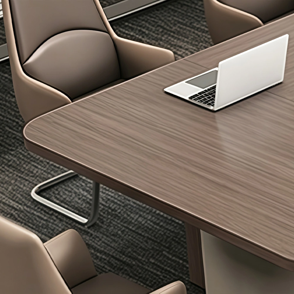 Premium Minimalist Rectangle Conference Table – Modern High-End Design for Office Boardrooms - image 4