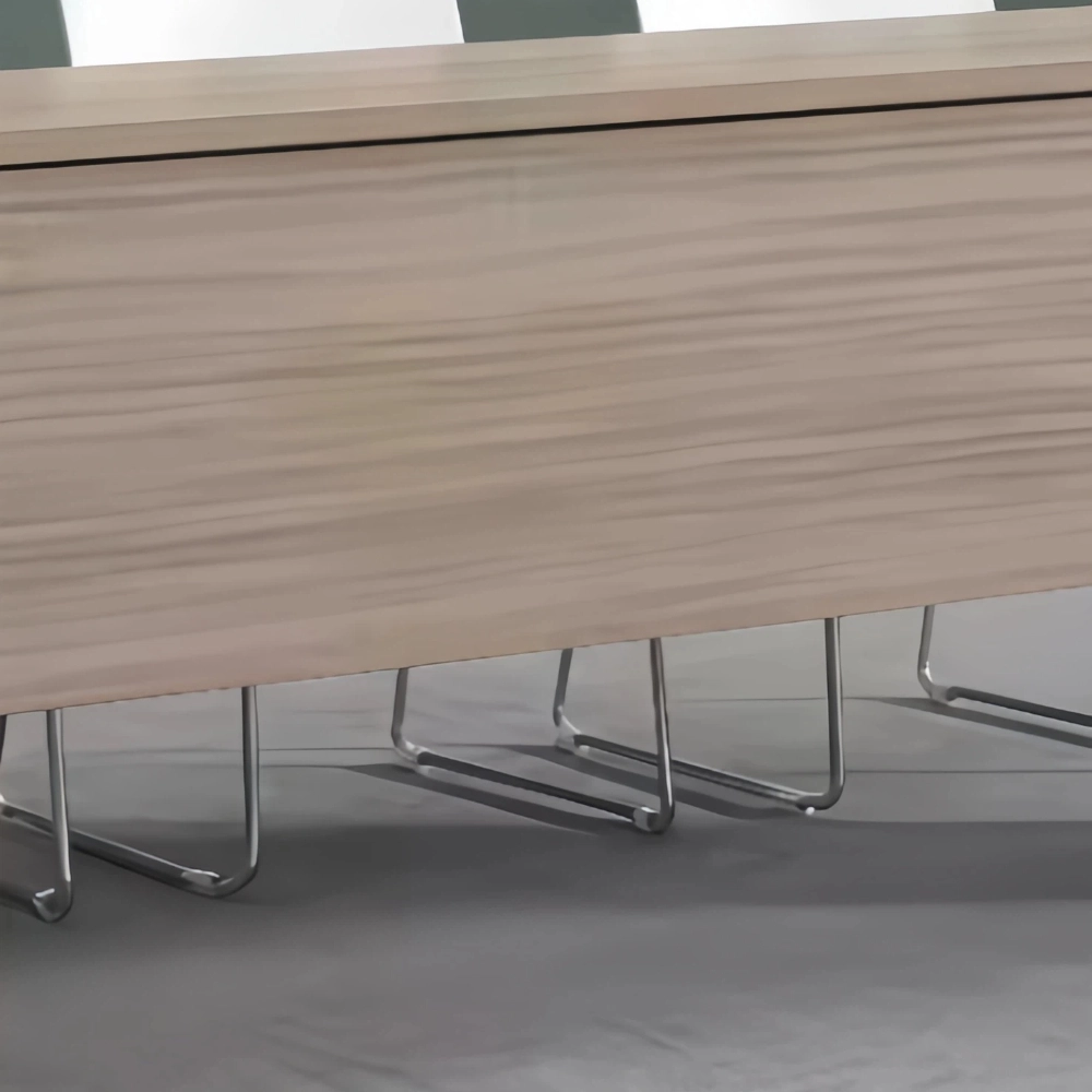 Modern Rectangular Conference Table  Simple Design for Seminars and Meetings - image 4