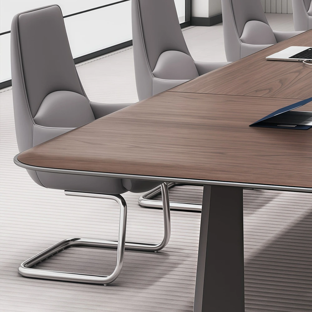 Large Simple Modern Conference Table – Long Desk for Office Meetings - image 4