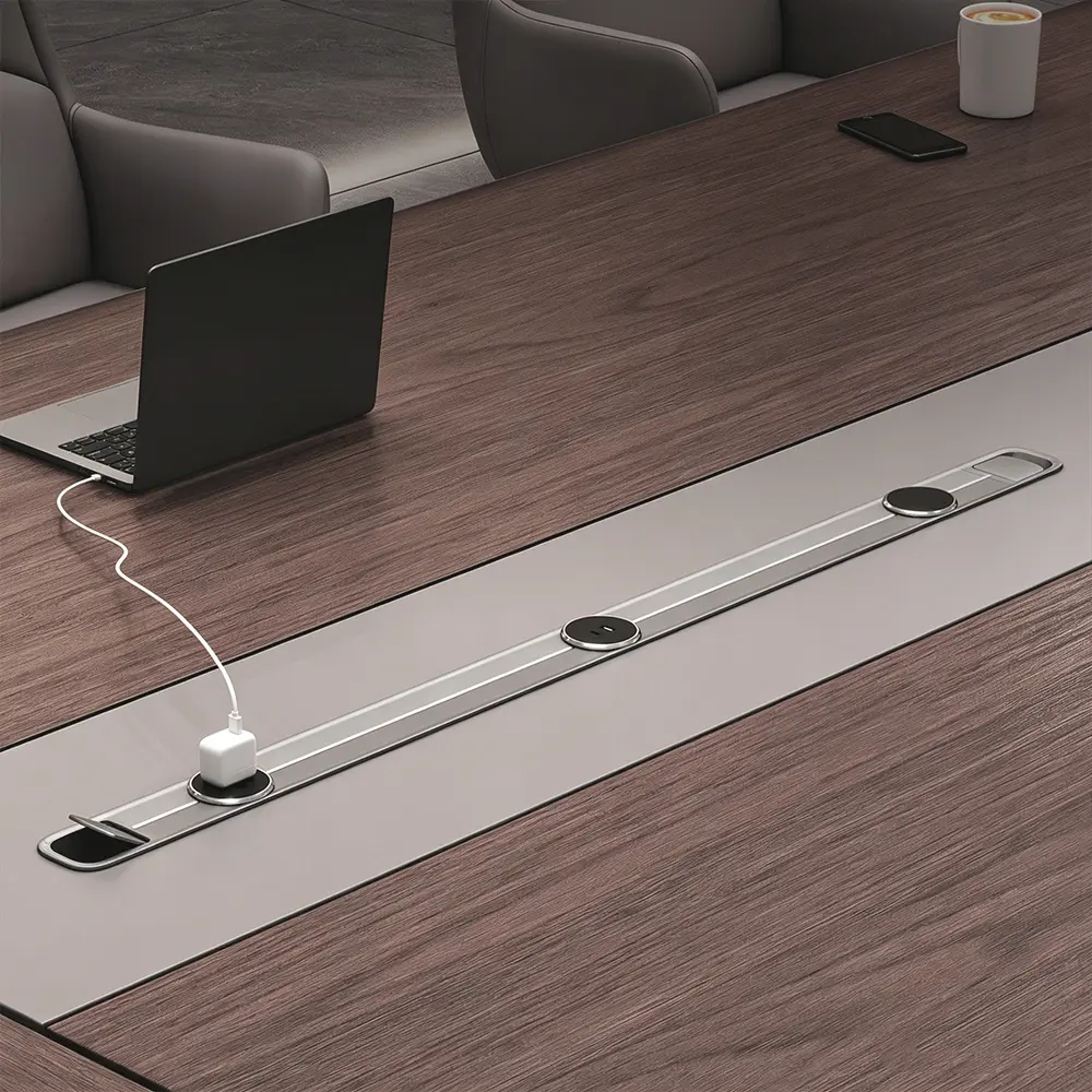 Large Conference Table Modern Simple – Light Luxury Long Desk - image 4