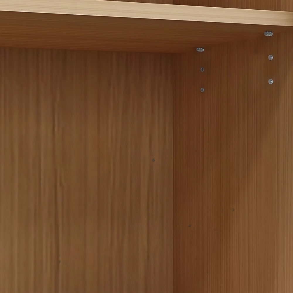 Lockable Wooden Low File Cabinet Bookcase - image 6