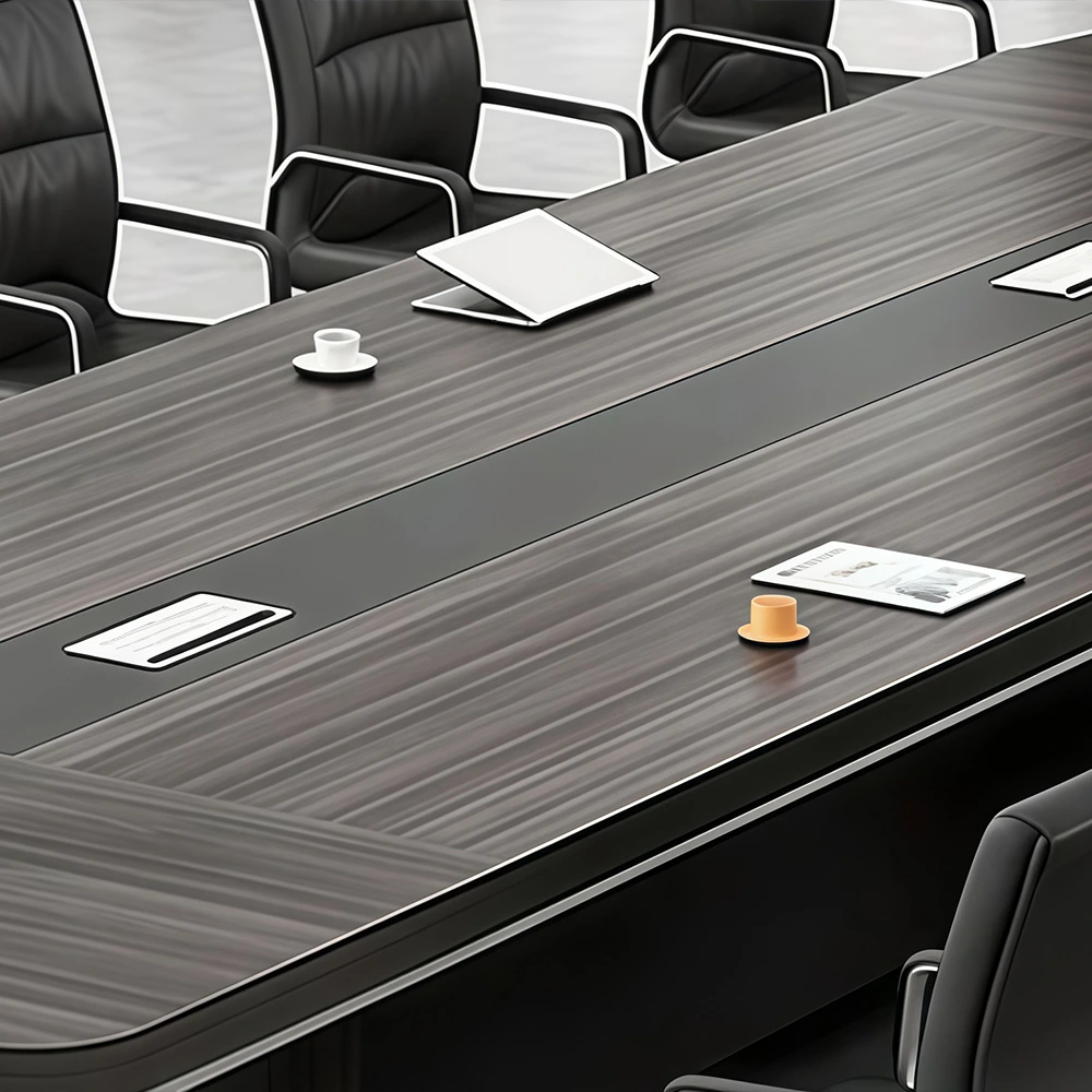 Modern Minimalist Office Desk with Multifunctional Design - image 4