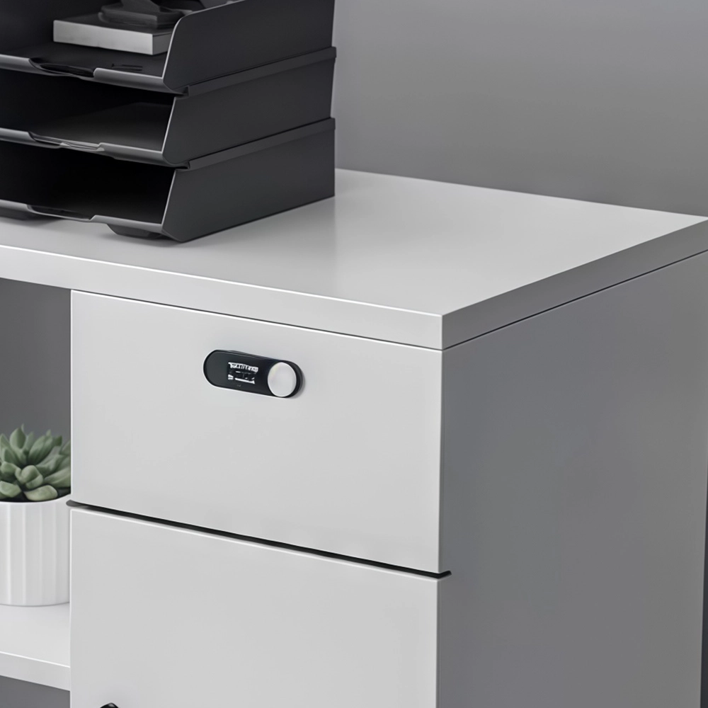 White Office Cabinet for Printer and Files - image 3