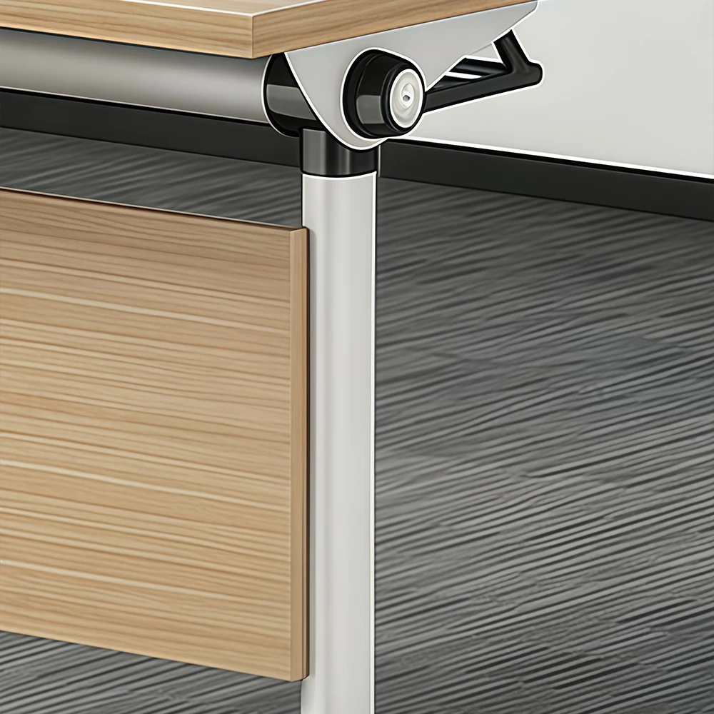 Mobile Foldable Conference Table for Meeting Rooms – Space-Saving Office Desk - image 4