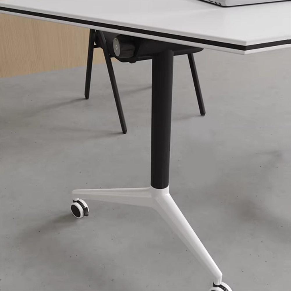 Irregular Folding Conference Table  Mobile Modular Meeting Table - image 7