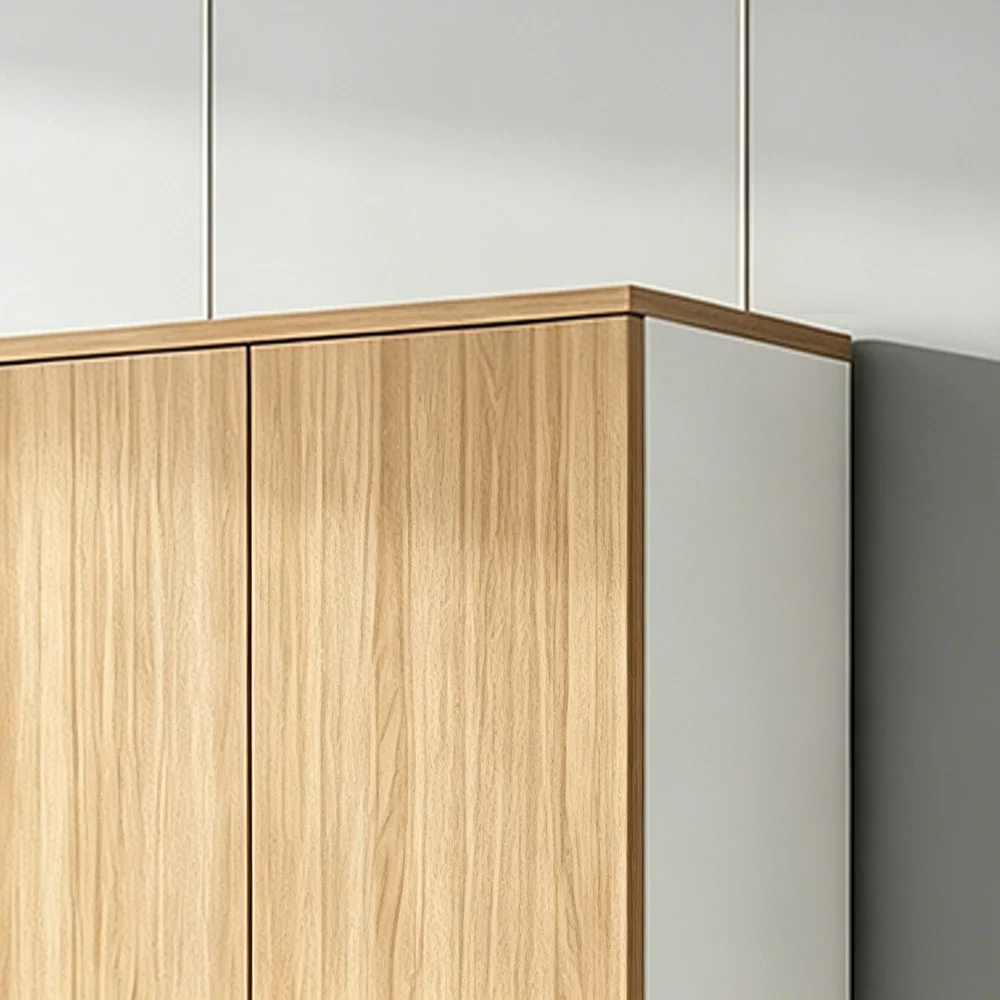 Locking Office Filing Cabinet with Bookshelf Design - image 3