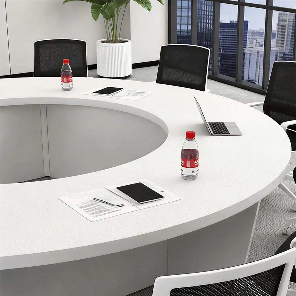 Creative Round Meeting Tables for Modern Offices  Circular Conference Table Designs - image 4