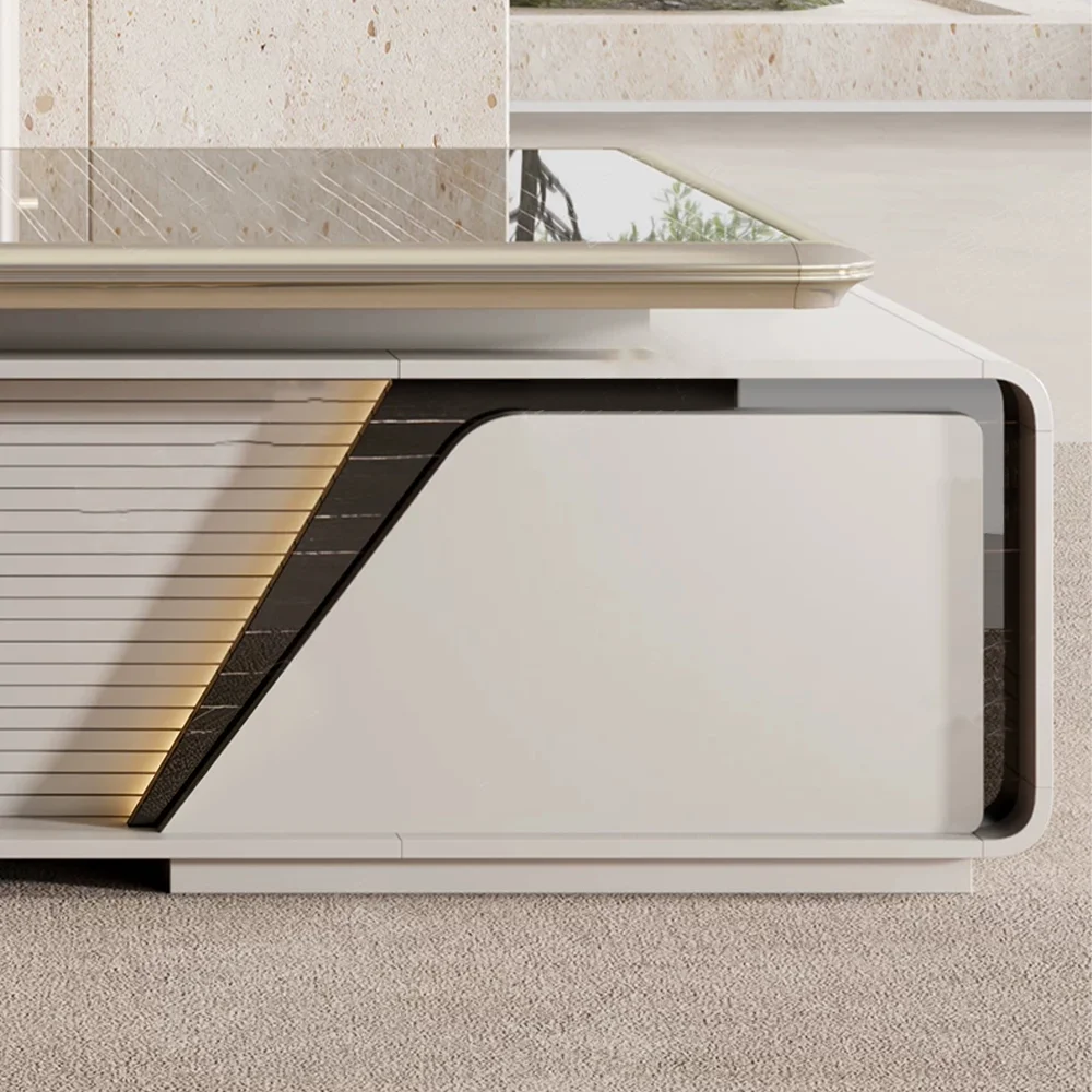Adjustable Height Executive Desk - image 4