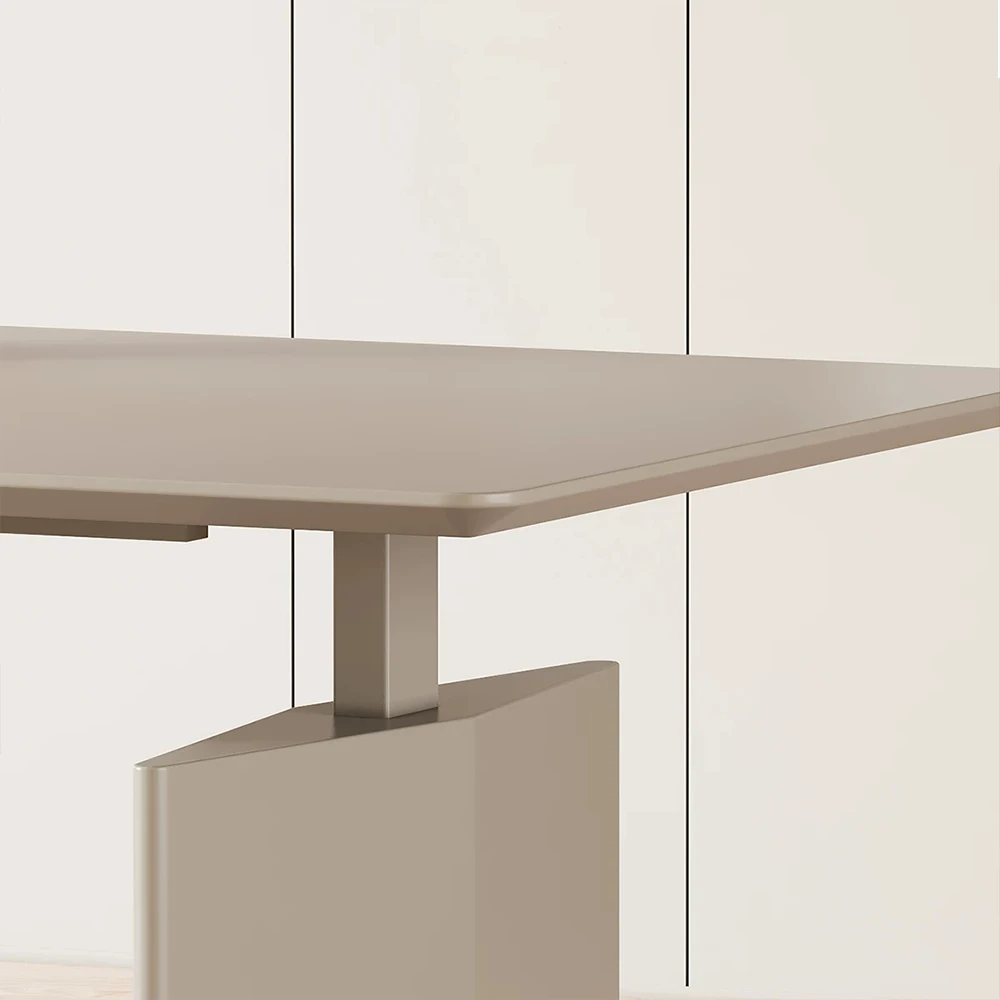 Elegant Light Luxury Office Desk — Simple Modern Design for Professional Home Office - image 4