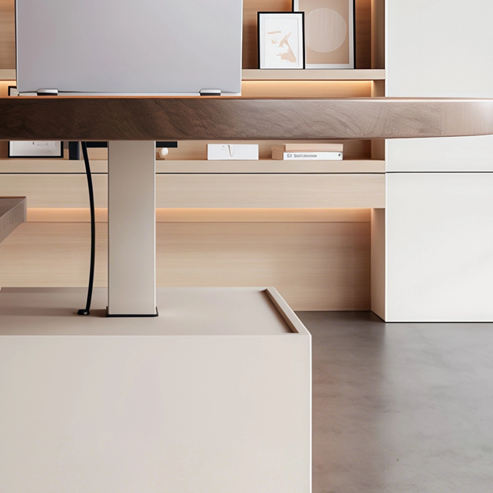 Premium Electric Height Adjustable Desk – Light Luxury Office Desk with Advanced Lift System - image 4