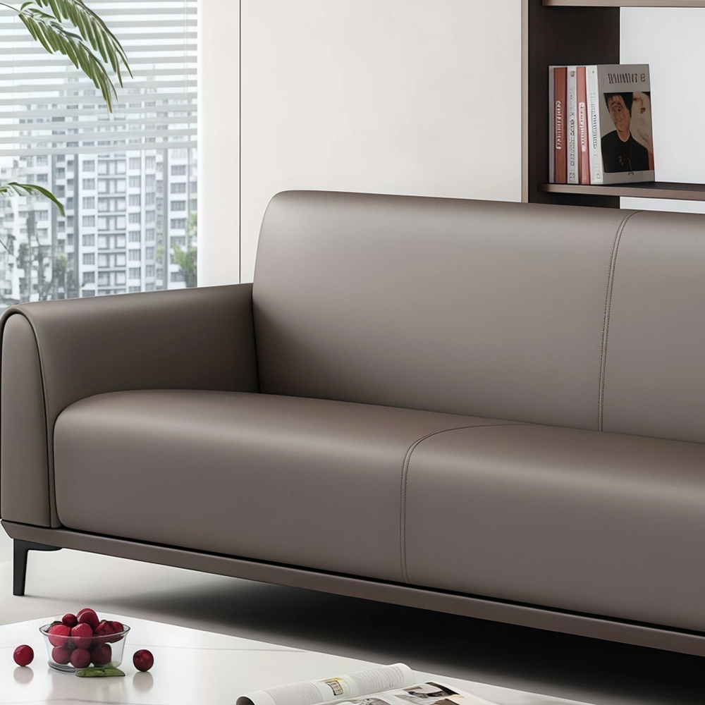 Luxury Office Reception Sofa Set with Business Coffee Table - image 4