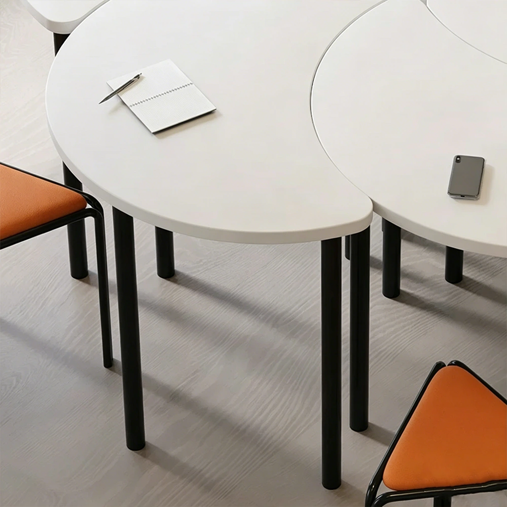 Polygonal Splicing Long Conference Table – Custom Irregular Meeting Desk - image 2
